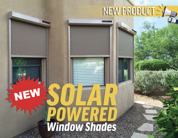 Solar Powered Window Shades
